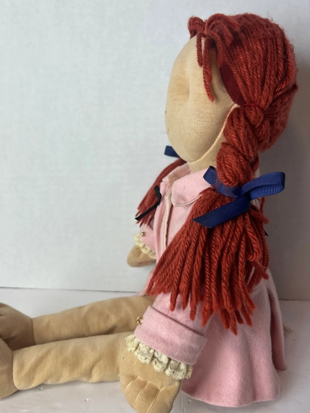 Pottery Barn Kids Paige Girl Doll Discontinued 17'Red hair Poseable Rare